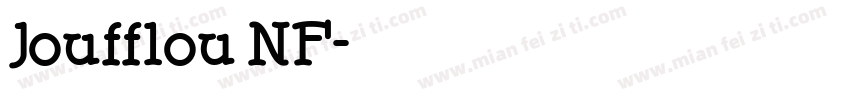 Joufflou NF字体转换